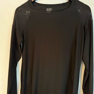 VOGO Athletica Black Long Sleeve Performance Top Women’s L